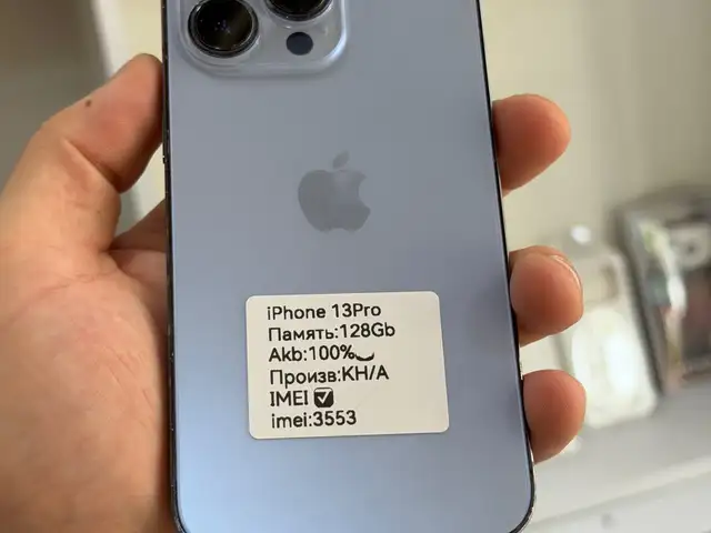 Apple iPhone 13 Pro, 128 gb, Sierra Blue, Хуҷанд