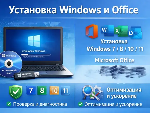 Мастер по Установке Windows 11/10/8.1/7, Душанбе - 2