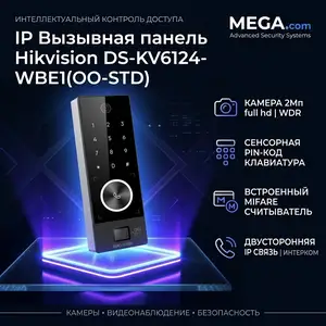 IP Вызывная панель Hikvision DS-KV6124-WBE1 O-STD, Хуҷанд