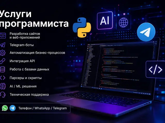 Разработка сайтов, Telegram-ботов и автоматизация бизнеса, Худжанд