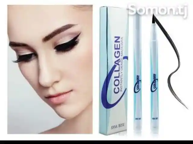 Подводка-фломастер Collagen Anna Rose с фетровым аппликатором., Душанбе