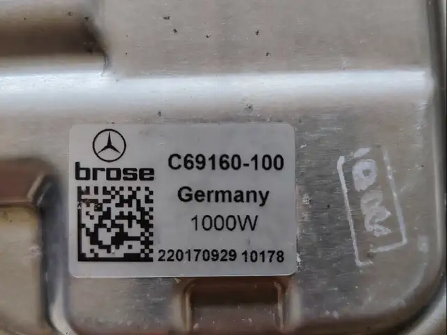 Электродвигатель вентилятора на Mercedes-Benz S63 AMG A, Душанбе