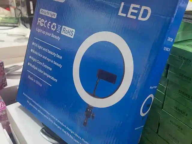 Кольцевая лампа RGB многоцветная со штативом LJJ-26, Душанбе