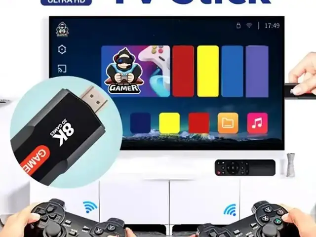 Игровая приставка для телевизора UKC Game TV Stick X2 Plus 64Gb консоль з двома, Душанбе