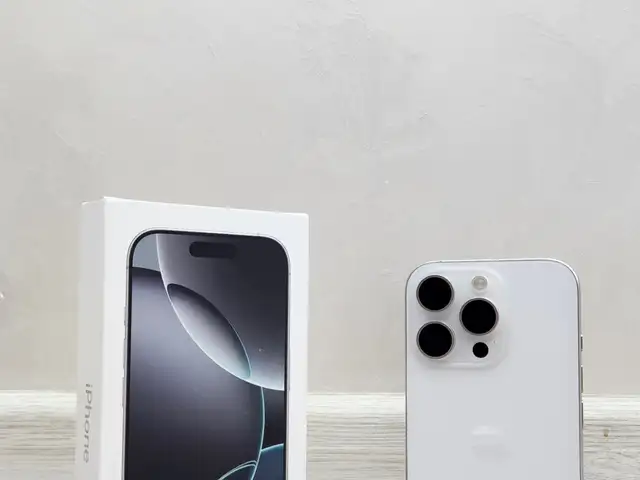 Apple iPhone 16 Pro, 128 gb, White Titanium, Худжанд