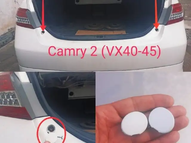 Заглушка заднего бампера на Toyota Camry 2, Душанбе