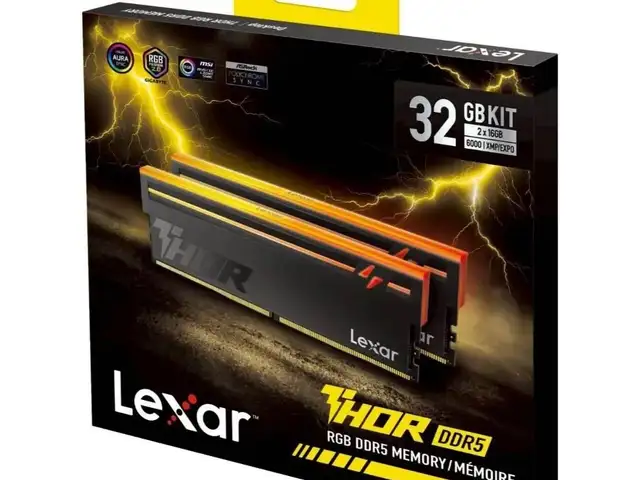 Модуль памяти Lexar Thor RGB 2X16 32GB DDR5-6000, Душанбе