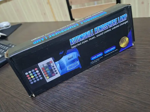 LED подсветка в салон авто с пультом и музыкальным контролем, Душанбе