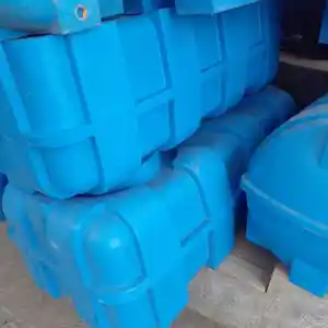 Бочкаи чоркунҷаи полиэтиленӣ 500л/кг, Душанбе