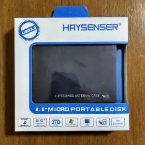 Внешний USB 3.0 жёсткий диск Haysenser 1Tb, Душанбе