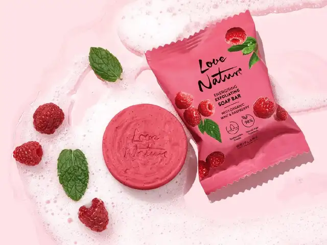 Мыло с мятой и малиной Love Nature Oriflame, Душанбе