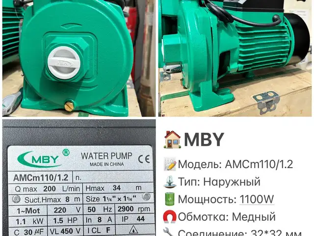 Насос MBY АМСm110/1.2, Душанбе