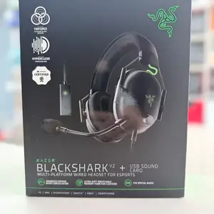 Наушники Razer Blackshark V2 + USB Sound Card, Душанбе