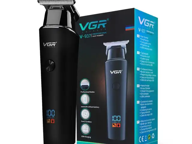 Триммер барои мӯйсар ва риш VGR V-937 Нав, Душанбе