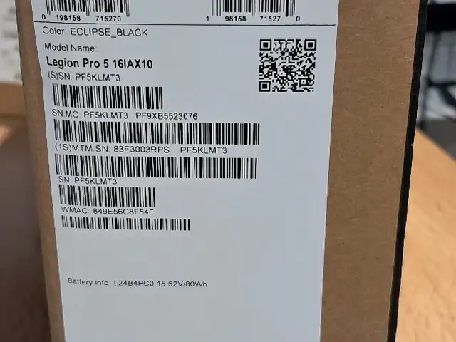Игровой ноутбук LENOVO LEGION, Душанбе