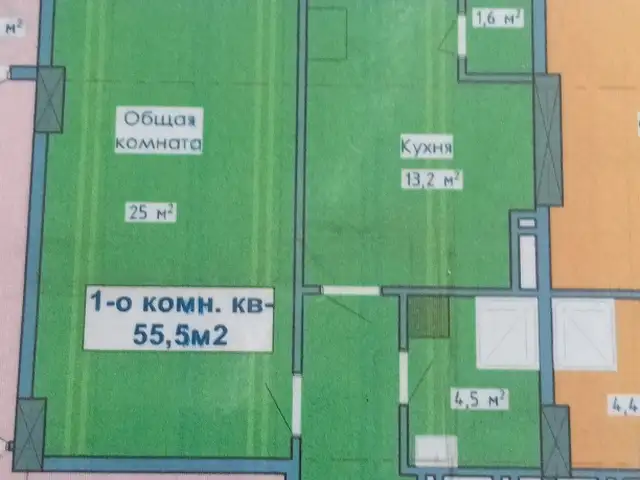 1-комн. квартира, 15 этаж, 55 м², на против гостиницы Фируз, Худжанд