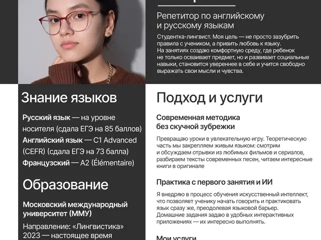 Репетитор по английскому и русскому языку онлайн, Душанбе