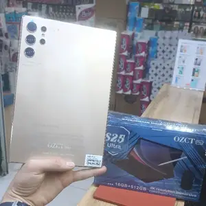 Планшет S25 Ultra 2Sim 16/512gb Gold 8000мач, Душанбе