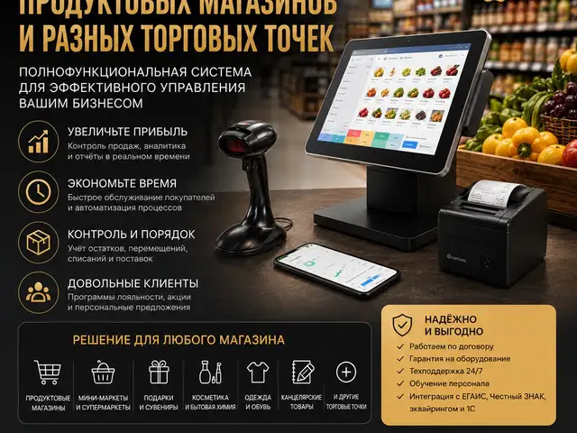 Комплексная автоматизация торговли, магазина и ресторана, Хуҷанд