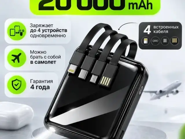 Внешний аккумулятор 20000mah, Душанбе