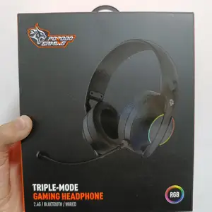 Беспроводные игровые наушники Роrodo Gaming Triple-Mode черный, Душанбе