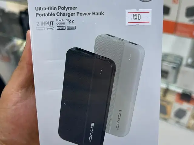 Внешний аккумулятор Sovo X10 10000 мАч с 2 USB-входами, Душанбе