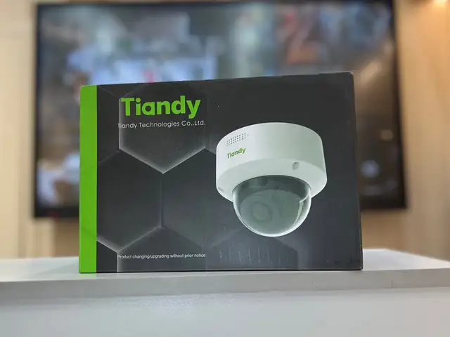 Купольная IP-камера Tiandy 2MP с вариофокальным объективом, Хуҷанд