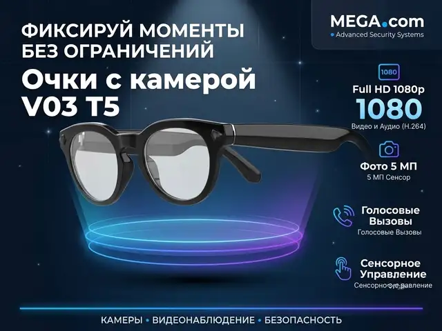 Очки с камерой V03 T5, Худжанд