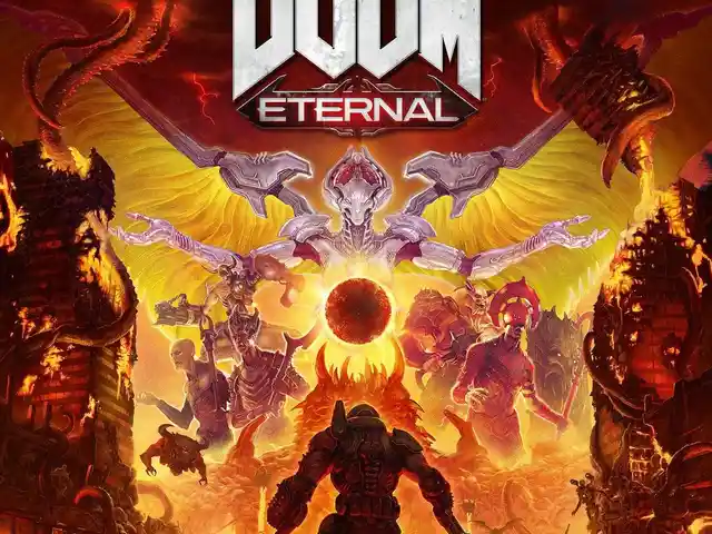 Игра Doom Eternal Deluxe Edition PS4, Душанбе