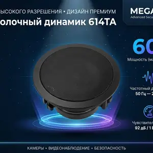 Потолочный динамик 614TA черный, Худжанд