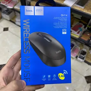 Компьютерная мышь Hoco GM14 Platinum 2.4G business wireless mouse Black, Душанбе
