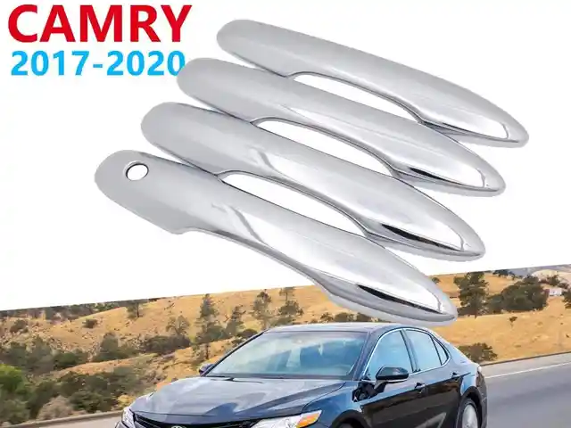 Хром ручки на Toyota Camry 6, Душанбе