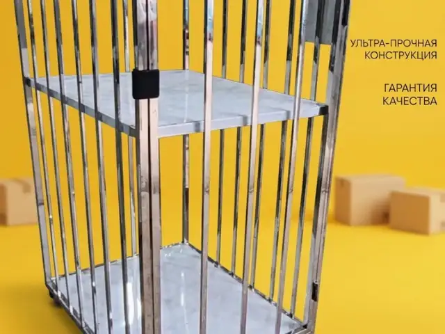 Стеллаж из нержавейки на колесиках, Душанбе