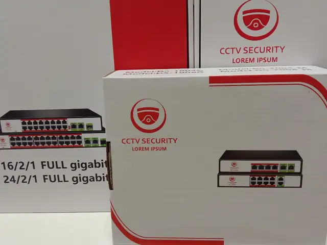 Сетевой PoE-коммутатор Poe Switch для систем видеонаблюдения, Душанбе