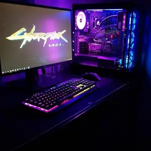 Игровой компьютер core i3 12100F/RAM 16 GB/RX 580 8GB/SSD 512GB/Philips 27, Душанбе