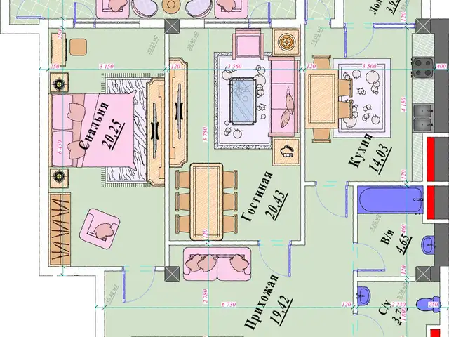 2-комн. квартира, 8 этаж, 102 м², Сино, Душанбе