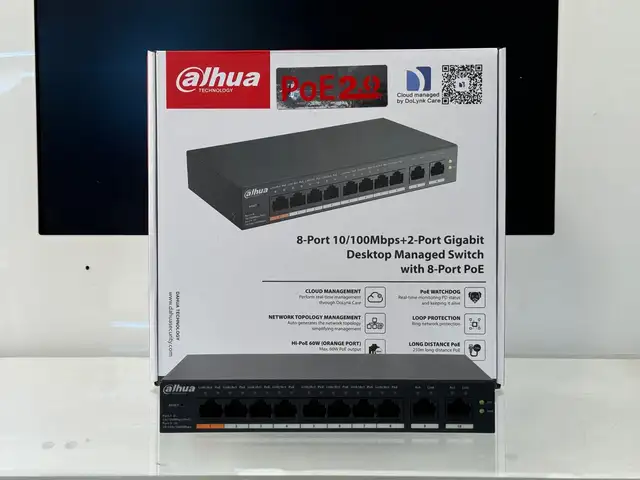 Switch POE Dahua DH CS4010 8ET 60 управляемый, Худжанд