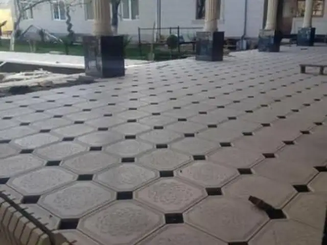 Тротуарная плитка, Душанбе