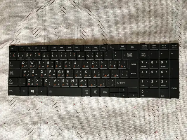 Клавиатура ноутбука Toshiba, Душанбе
