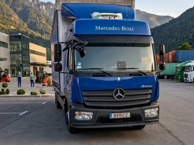 Бортовой грузовик Mercedes-Benz Atego 1224, 2014, Худжанд