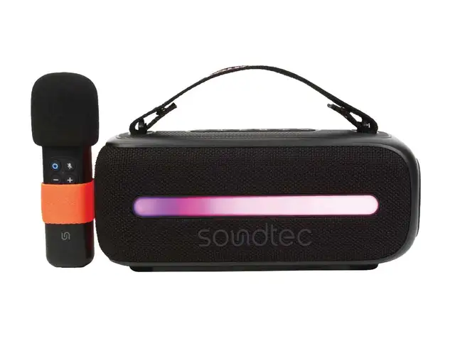 Портативная колонка Porodo Soundtec 14W Speaker with Dual Wireless Microphone че, Душанбе