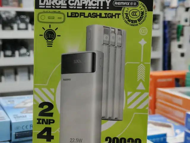 Внешний аккумулятор Remax FC-12 20000mAh 22.5W, Душанбе