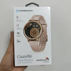 Умные часы Powerology Gazelle Urban Elegance GPS SmartWatch розовый, Душанбе