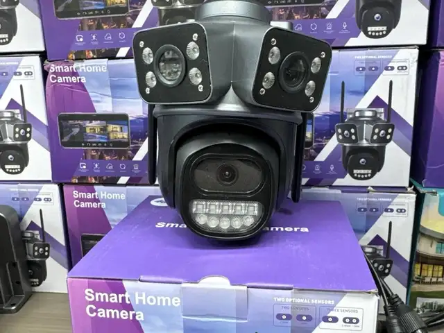 Камера видео наблюдения 4G V380 pro 3 объективная, Худжанд