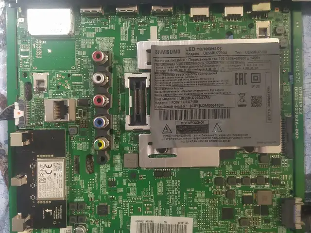 Плата и блок питания подсветка Samsung Модель UE55RU7200U SMART TV, Душанбе