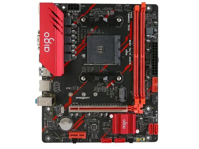 Материнская плата Aigo B450M Ultra ARGB Сокет AM4, Душанбе