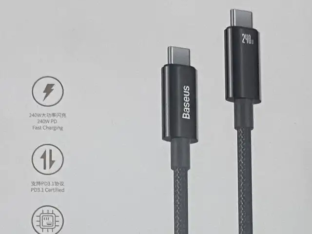 Usb-c 240W 3m кабель Baseus, Душанбе