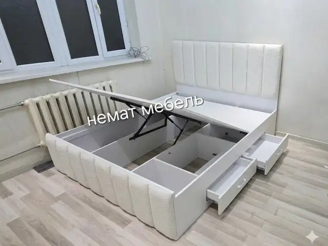 Двухспальная кровать с медицинским матрасом, Душанбе