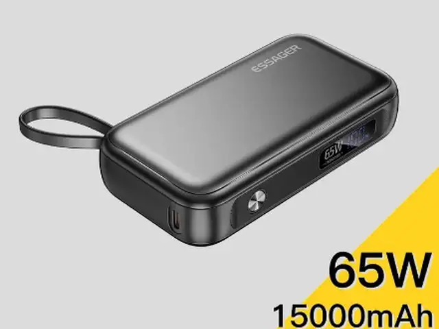 Внешний аккумулятор Essager Power Bank 65W 15000 mAh, Душанбе