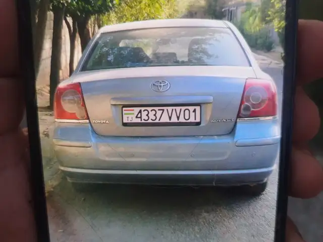 Утерян гос.номер 4337VV01, Душанбе